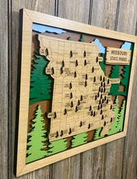 Image 2 of Missouri State Parks Visited Sign • Track Your Adventures 