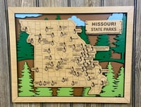Image 4 of Missouri State Parks Visited Sign • Track Your Adventures 