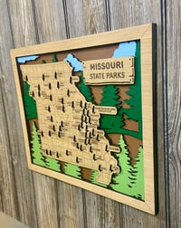 Image 3 of Missouri State Parks Visited Sign • Track Your Adventures 