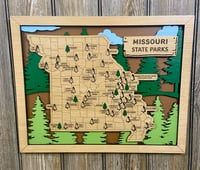 Image 5 of Missouri State Parks Visited Sign • Track Your Adventures 
