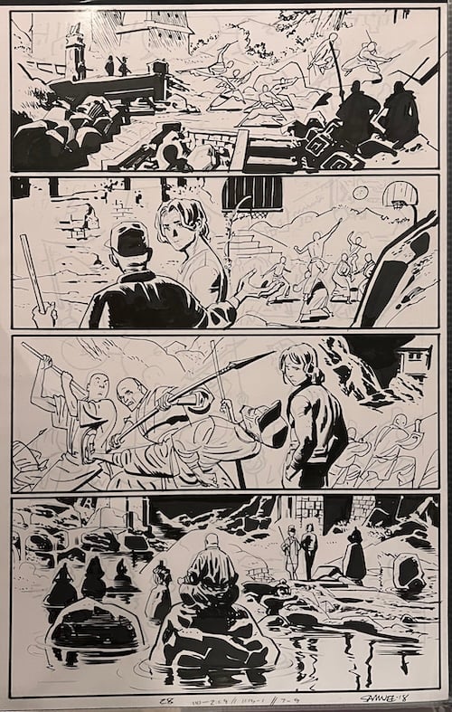 Image of Fire Power Prelude pg 28 Original Art