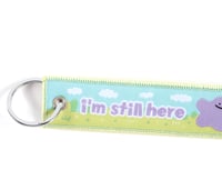 Image 4 of Pokopia Ditto Embroidered Keychain