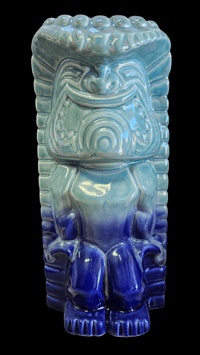 Image 1 of A.P. 1/1 Katiki ARTIST SERIES Ku No.1 Tiki Mug ('elua kai) FREE SHIPPING