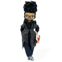 Image 1 of Taj Handmade Linen Doll (PREORDER ITEM-SHIP DATE ON OR BEFORE MAY 30TH, 2026)