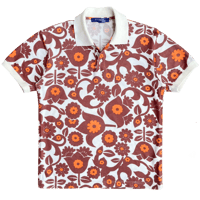 Image 1 of '05 Junya Watanabe Floral Print Polo - M