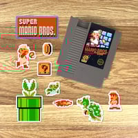 Image 3 of Super Mario Bros. Sticker/Magnet Sets (69 Pieces)