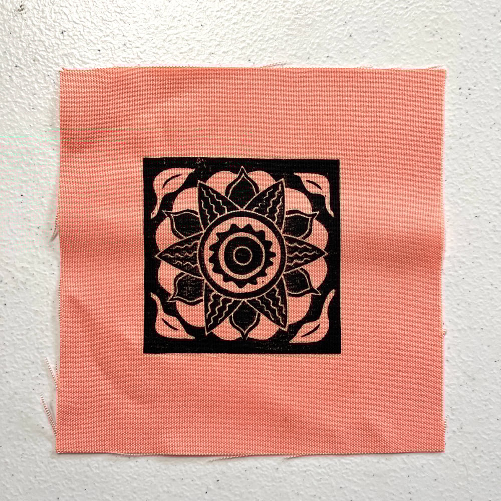 Image of Peachy Floral  Patch #2
