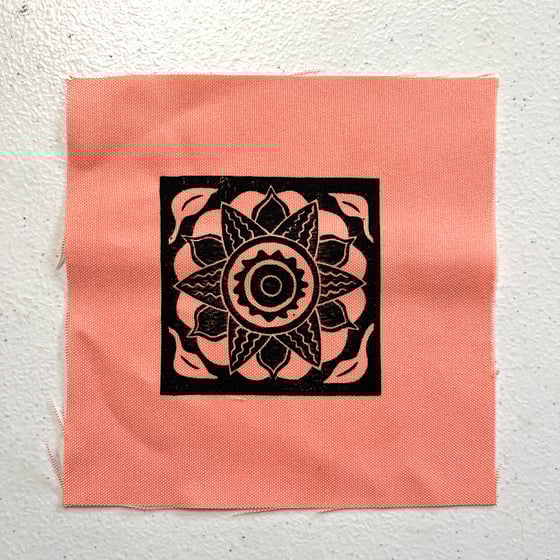 Image of Peachy Floral  Patch #2