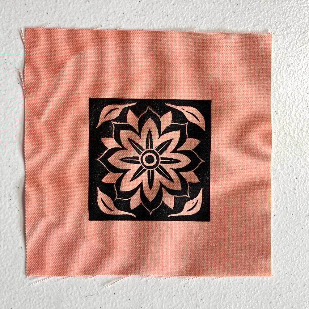 Image of Peachy Floral  Patch #3