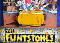 Image 6 of The Flintstones TV Series II Hand Crafted 3D Wooden Diorama Wall Décor