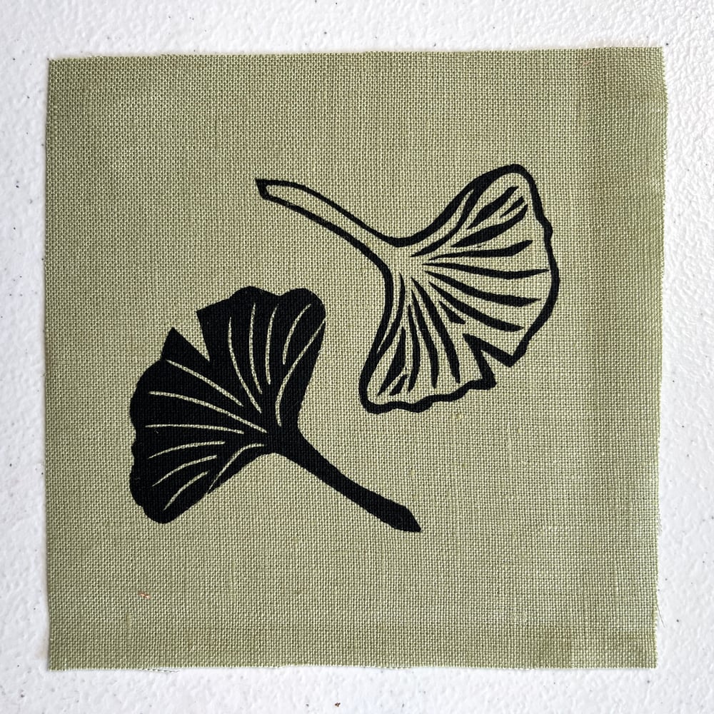 Image of Ginkgo Leaves Patch