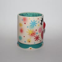 Image 2 of airbrushed polka dots