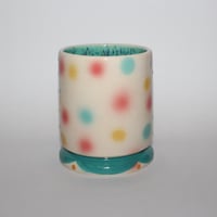 Image 3 of airbrushed polka dots