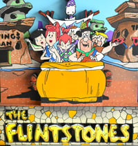 Image 17 of The Flintstones TV Series II Hand Crafted 3D Wooden Diorama Wall Décor