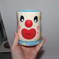 Image 6 of big polka dot airbrushed cup