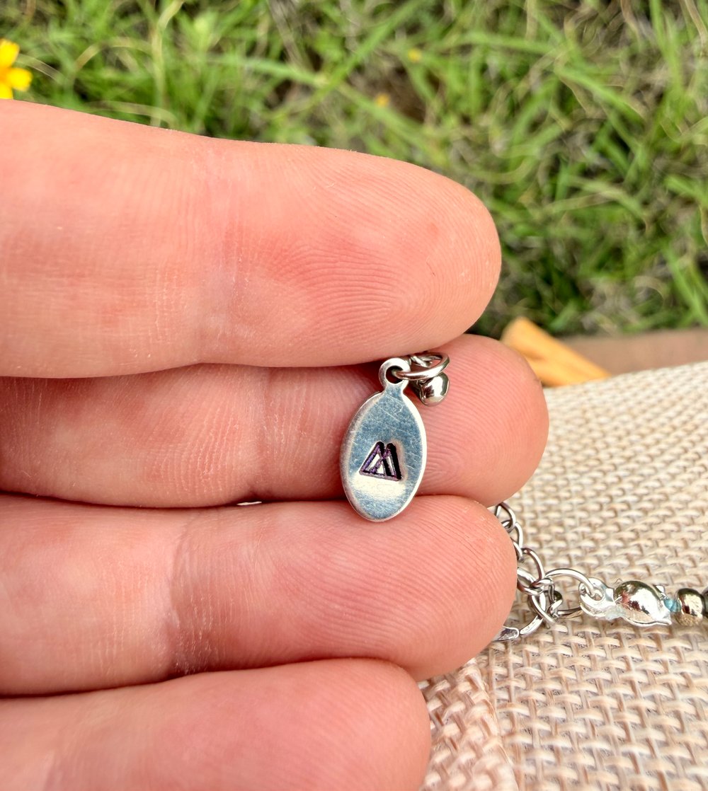 Image of Butterfly Wing Stained Glass Pendant 1/6