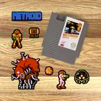 Image 3 of Metroid NES Sticker/Magnet Sets (17 Pieces) 