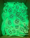 Image of Key Tag skull -Glow in the dark-
