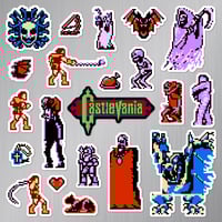 Image 2 of Castlevania Sticker/Magnet Sets (21 Pieces) 