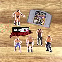 Image 3 of WCW/nWo Revenge Sticker/Magnet Sets (29 Pieces)