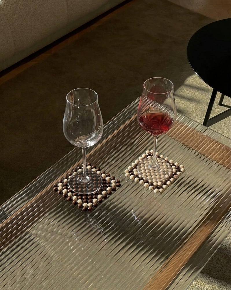 Image of Wooden coasters / Serie 01