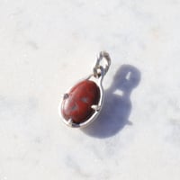 Image 3 of lucky pebble #3 (brick red)
