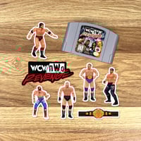 Image 3 of WCW/nWo Revenge Sticker/Magnet Sets (45 Pieces)