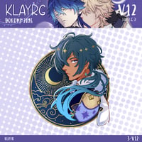 Image 2 of Gold Foil Sticker Kaeya & Diluc