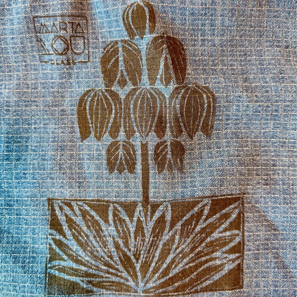 Image of Hand Stamped Denim Chore Jacket — Yucca & Agave