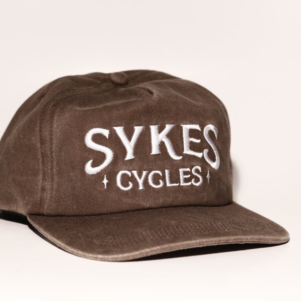 Image of Sykes Cycles Brown SnapBack 