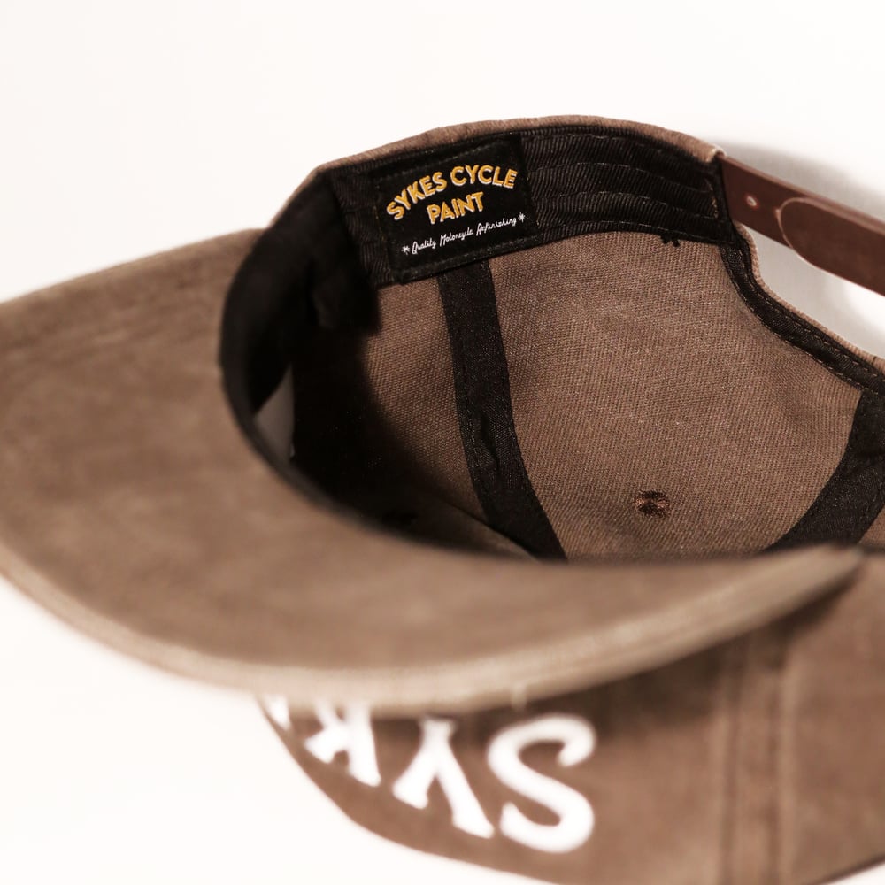 Image of Sykes Cycles Brown SnapBack 
