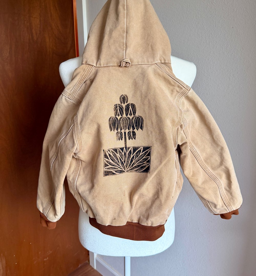Image of Hand Stamped Vintage Carhartt Toddler Jacket — Yucca