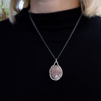 Image 2 of lucky pebble #9 (pink speckled)