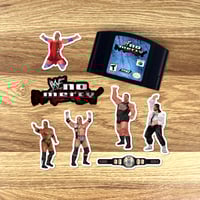 Image 9 of WWF No Mercy Sticker/Magnet Sets (109 Pieces)