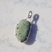 Image 3 of lucky pebble #10 (blue speckled)