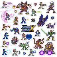 Image 1 of Mega Man X Sticker/Magnet Sets (30 Pieces)