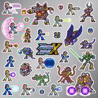 Image 2 of Mega Man X Sticker/Magnet Sets (30 Pieces)
