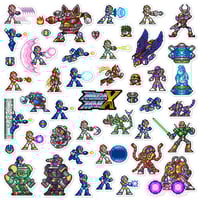 Image 1 of Mega Man X Sticker/Magnet Sets (45 Pieces)