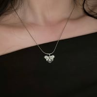 Image 3 of Silver Bear Necklace