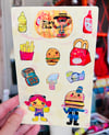 Happiest Meal  - sticker sheet