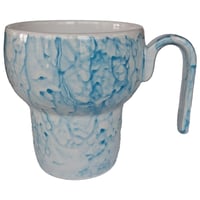 Image 1 of Blue Bayou - Artisan hand glazed ErgoCup, 10 oz