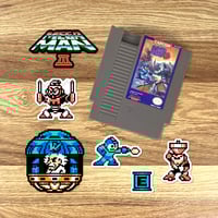 Image 3 of Mega Man III Sticker/Magnet Sets (16 Pieces) 