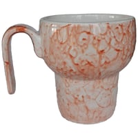 Image 1 of Orange Whip - Artisan hand glazed ErgoCup, 10 oz