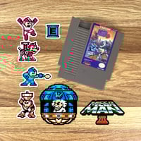 Image 3 of Mega Man III Sticker/Magnet Sets (32 Pieces)