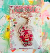 Strawberry Shortcake - keychain/charm