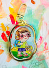 School time - keychain/charm