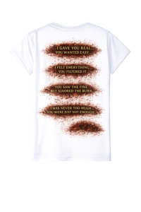 Image 3 of Women's Sports Jersey — "I Don't Hide What I Feel" Heart Fire Graphic