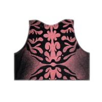 Image 3 of CROP Pink Dyed Urchin - Skystained Tank Top (Unisex)