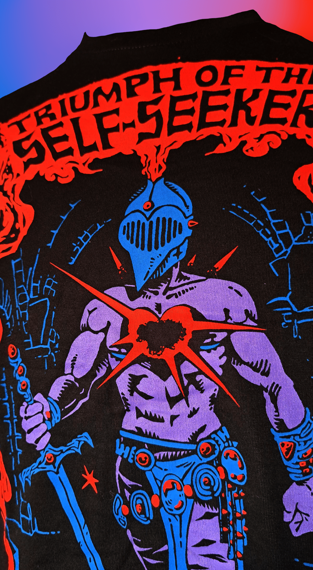 Image of "Triumph of the Self-Seeker" BLACK T-shirt (PRE-ORDER)