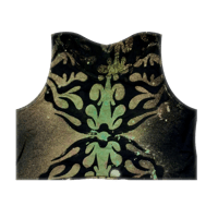 Image 2 of CROP Blue Dyed Urchin - Skystained Tank Top (Unisex)